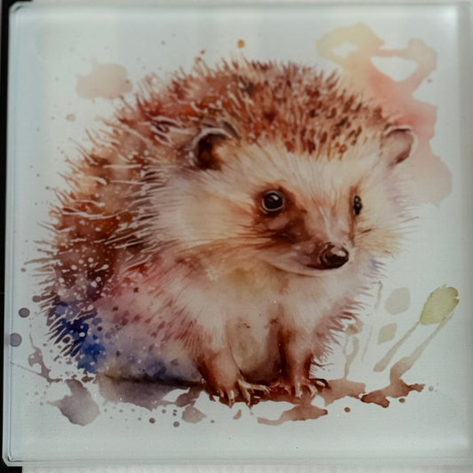 Hedgehog Glass Coaster