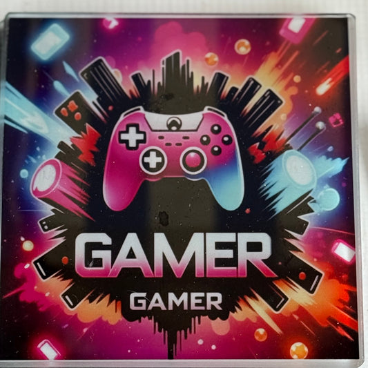 Gamer Glass Coaster